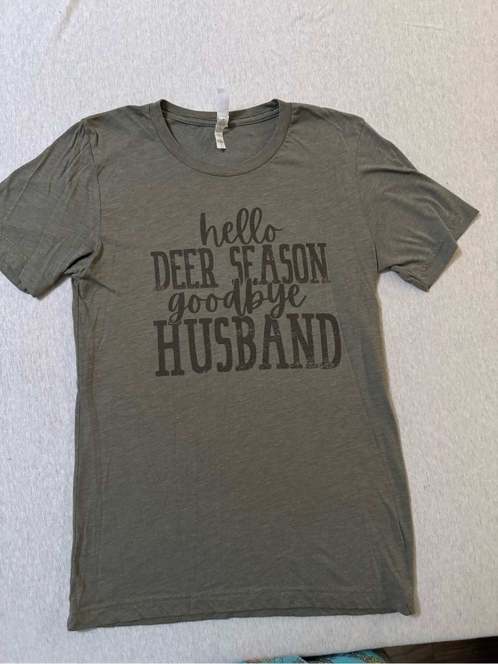 Bella Canvas Olive Graphic Short Sleeve Tee